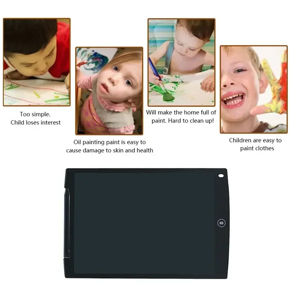 Colorful 8.5" Erasable LCD Writing Tablet - Reusable Educational Art Toy - Perfect Gift for Easter, Christmas, Birthdays, Winter