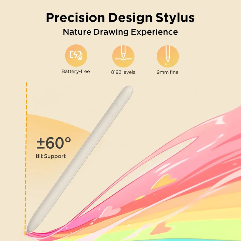 Q6 Graphic Tablet Drawing Tablet Digital Drawing Board Writing Pad for Children Kids Support Android PC Mac