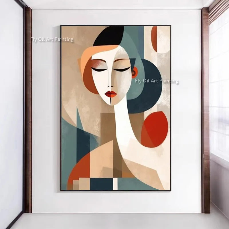 Hand-painted Oil Painting Pablo Picasso Famous Painting Canvas Famous Girl Canvas Art No Framed Wall Art Painting Home Decor