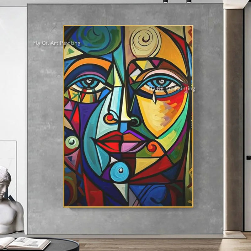 Hand-painted Oil Painting Pablo Picasso Famous Painting Canvas Famous Girl Canvas Art No Framed Wall Art Painting Home Decor